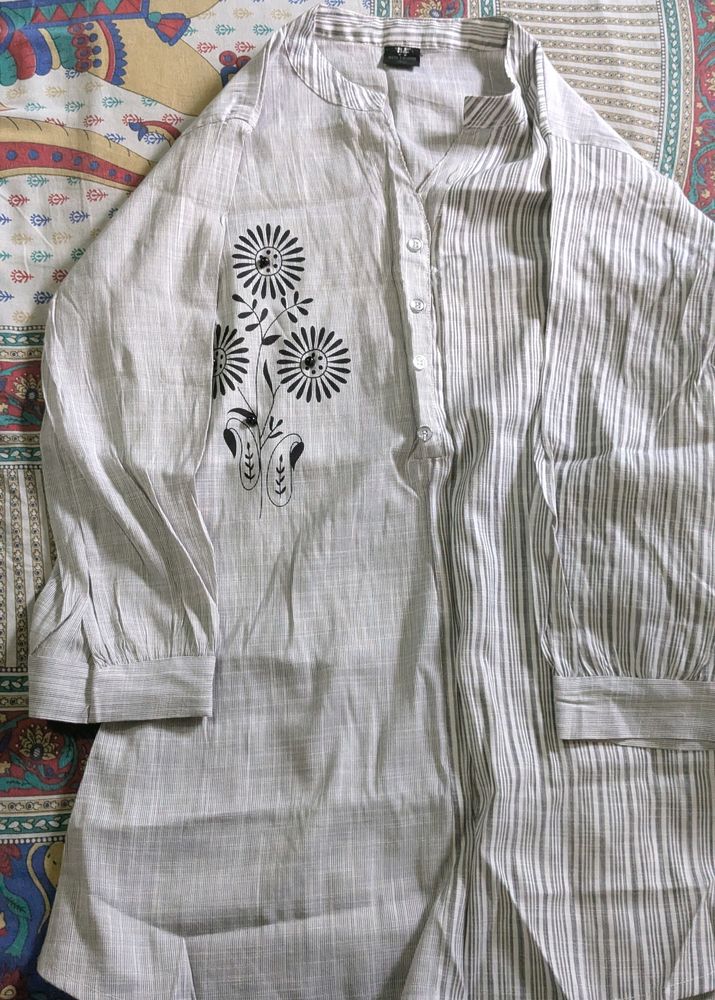 Grey New Kurta