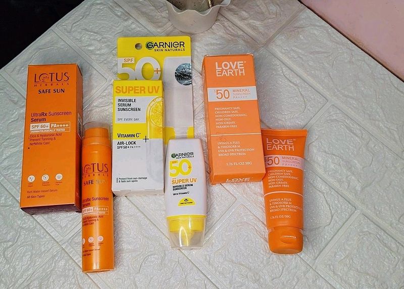 Combo Of Three Brand New Sunscreen☀️