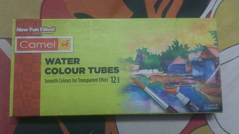 Camel Water Colour Tubes ( 12 Shades)