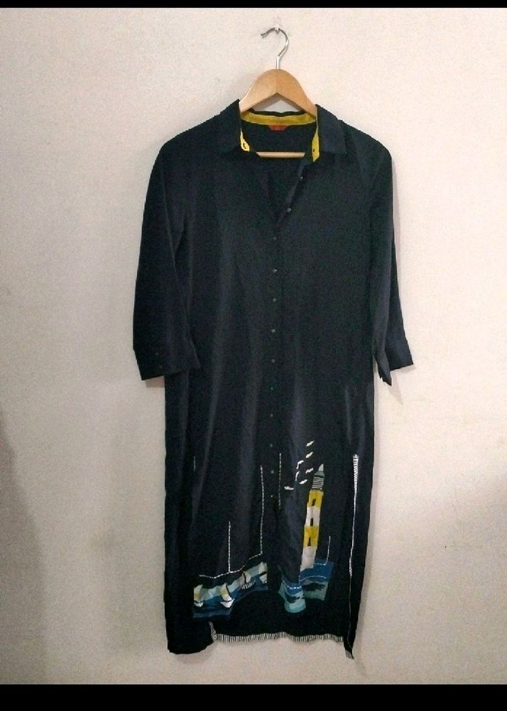 W Applique Kurta