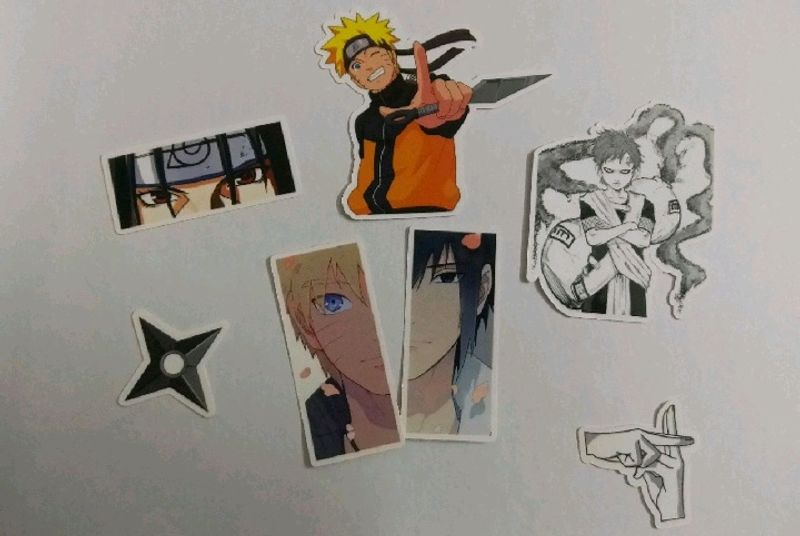 Naruto Stickers 5 + 2