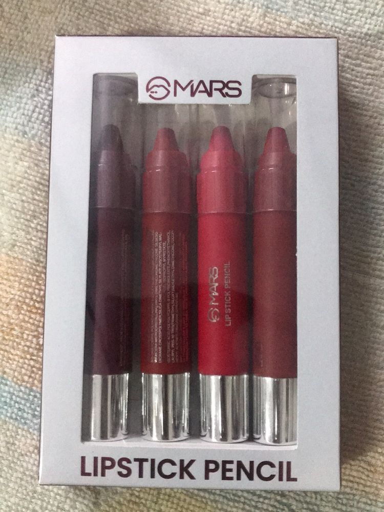Mars Lipstick Pencil Pack Of 4