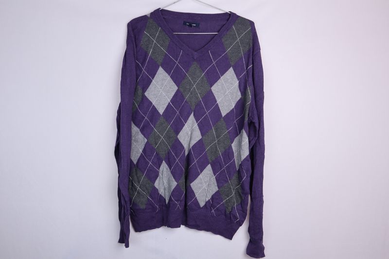 Purple Color Full Sleeves Sweater