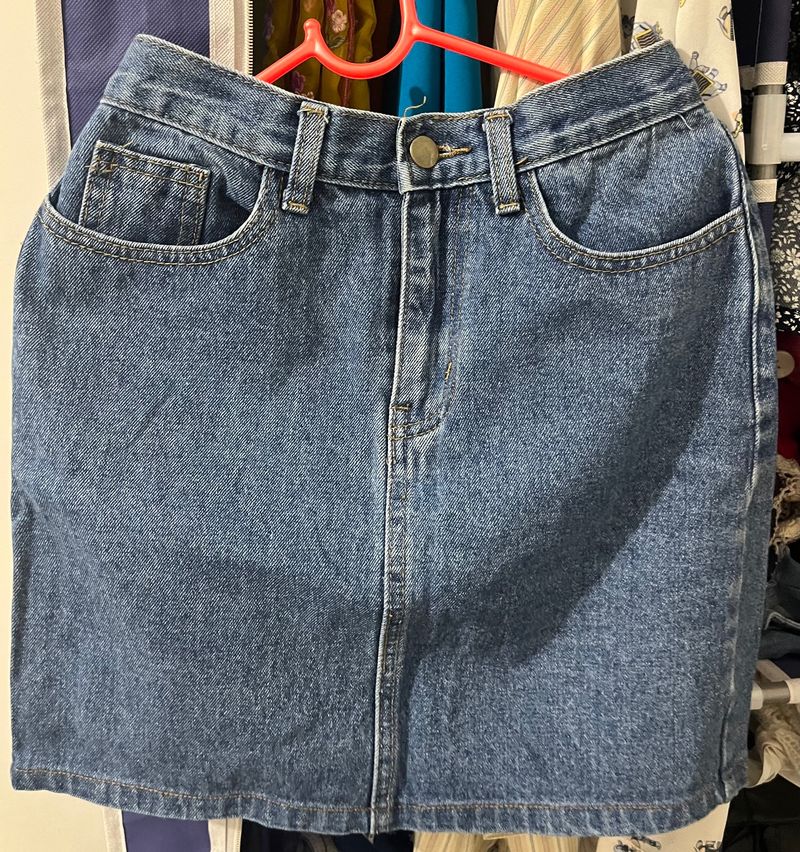 Denim Skirt ( Sale ) (limited Time Available)