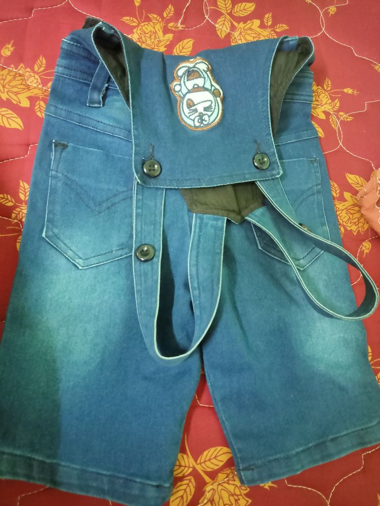 Kids Denim Dungree