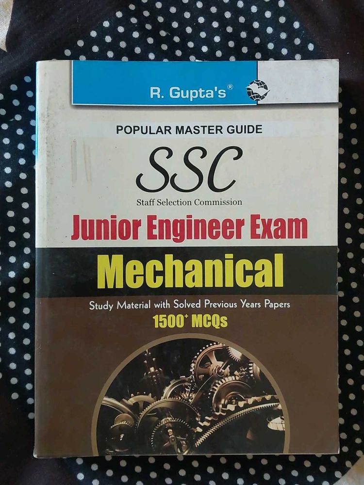 SSC JUNIOR ENGINEER EXAM BOOK MECHANICAL 2016