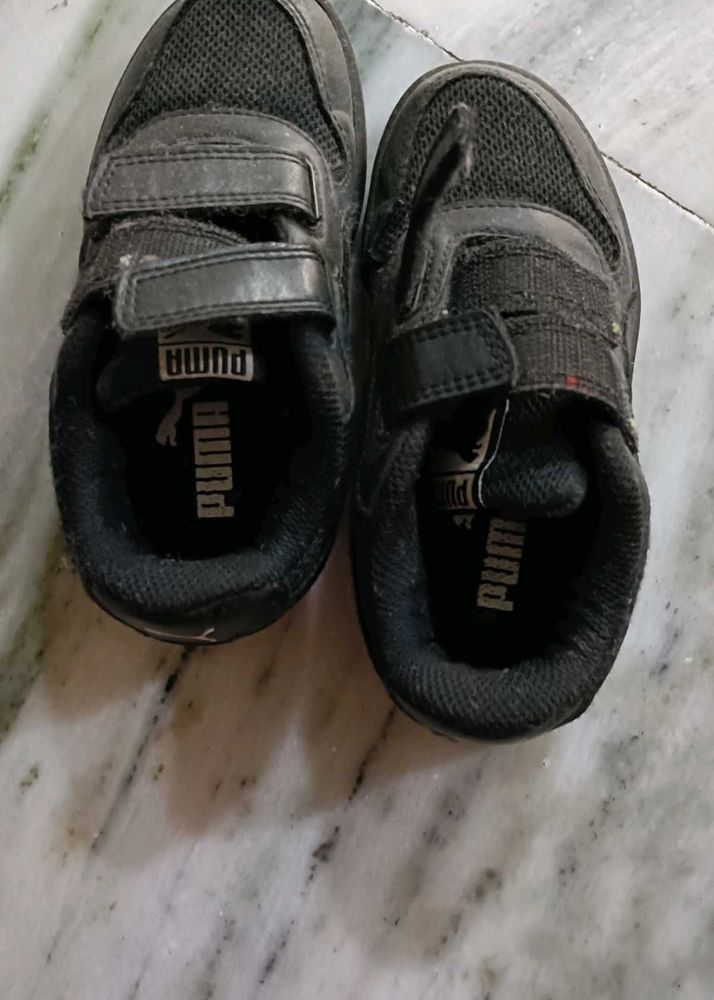 Puma black Shoes For girls N Boys