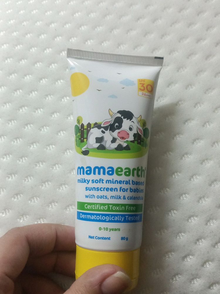 Mama Earth Milky Soft Sunscreen For Babies