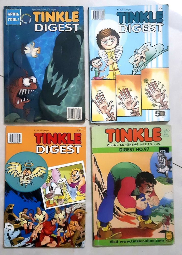 Combo Of 4 Tinkle Comic Digest