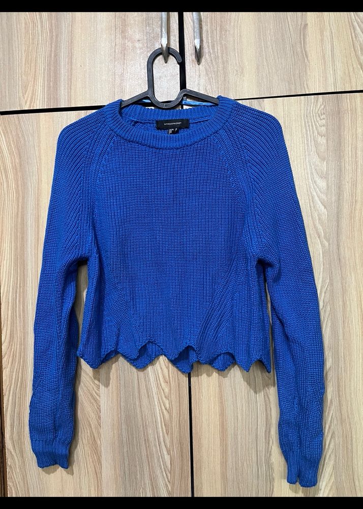 Primark blue Cropped Sweater