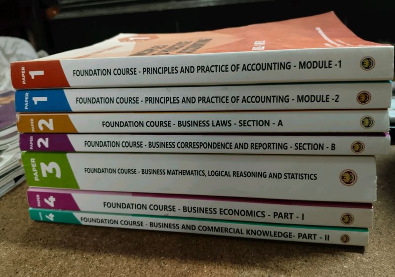 CA Foundation Course Books