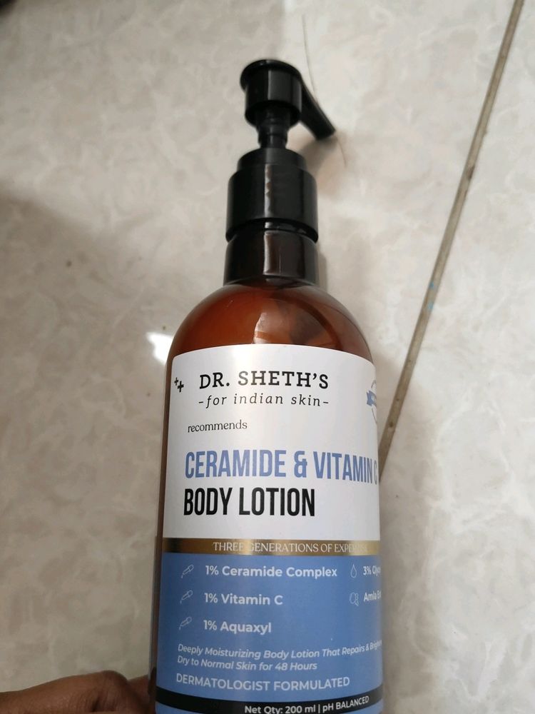 Dr Sheths Ceramide And Vitamin C Body Lotion