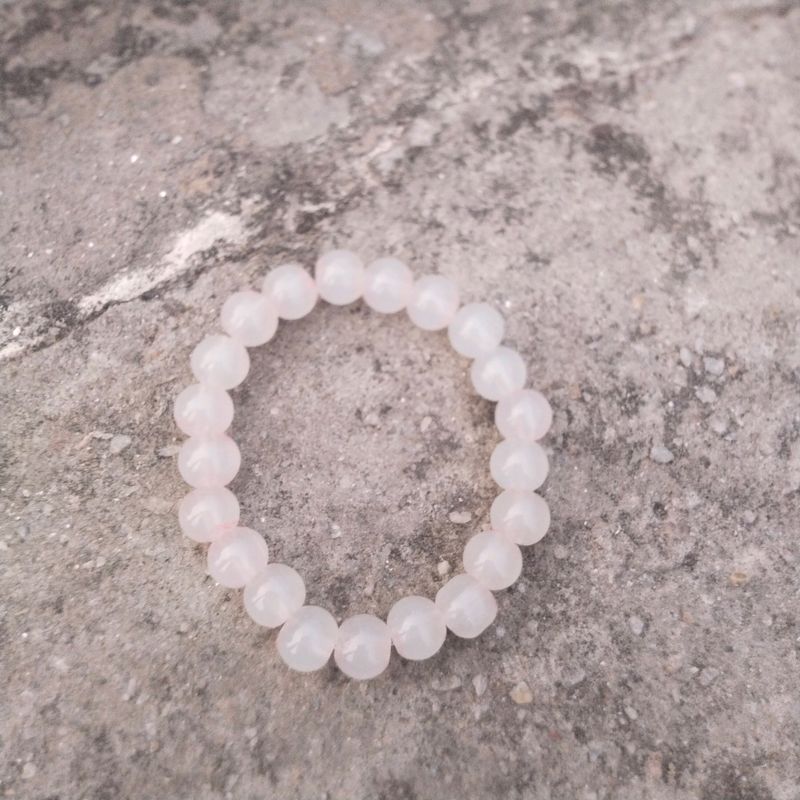 Ivory Bracelet ( Glass Bead Edition)