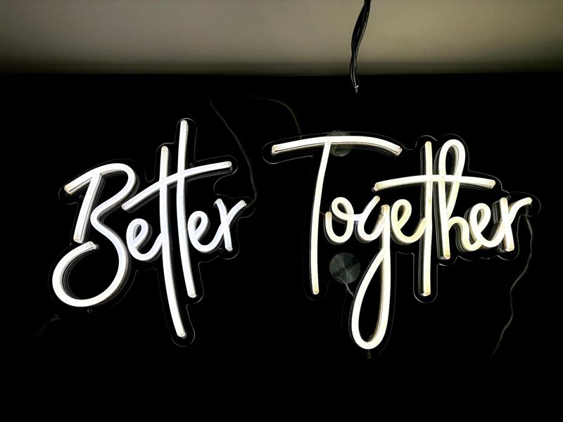 Better Together Neon Sign Lights