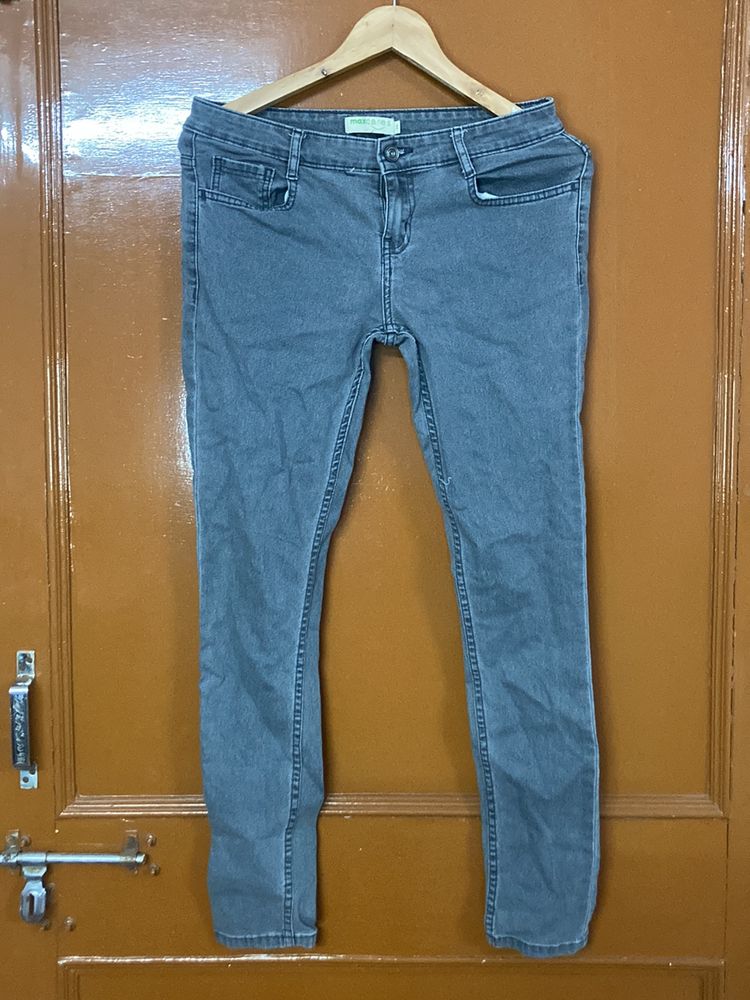 Grey Skinny Jeans For Women