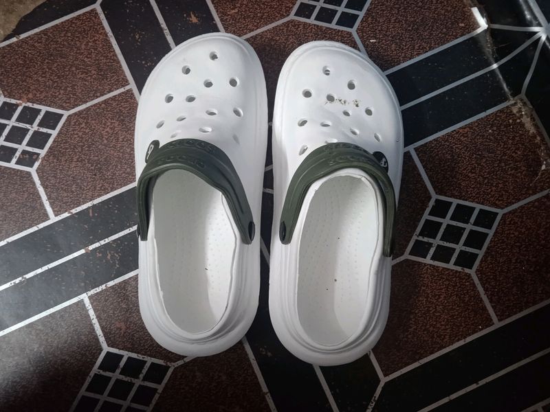 White Crocs