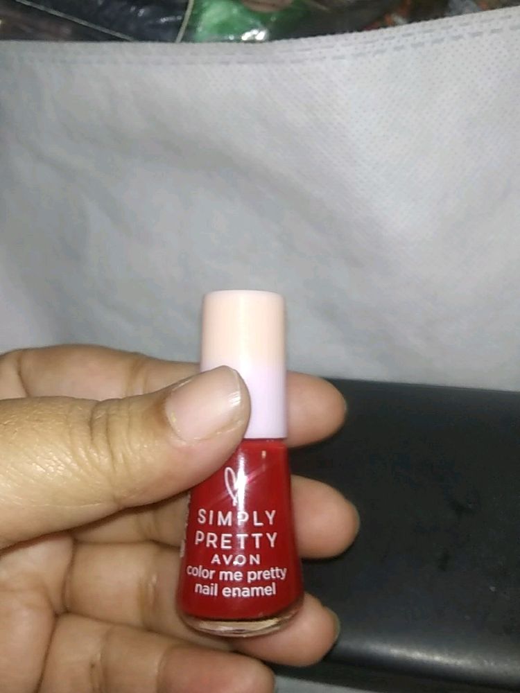 Avon Simply Pretty Color Me Pretty Nail Enamel - Code - Cherry Red - NE 05