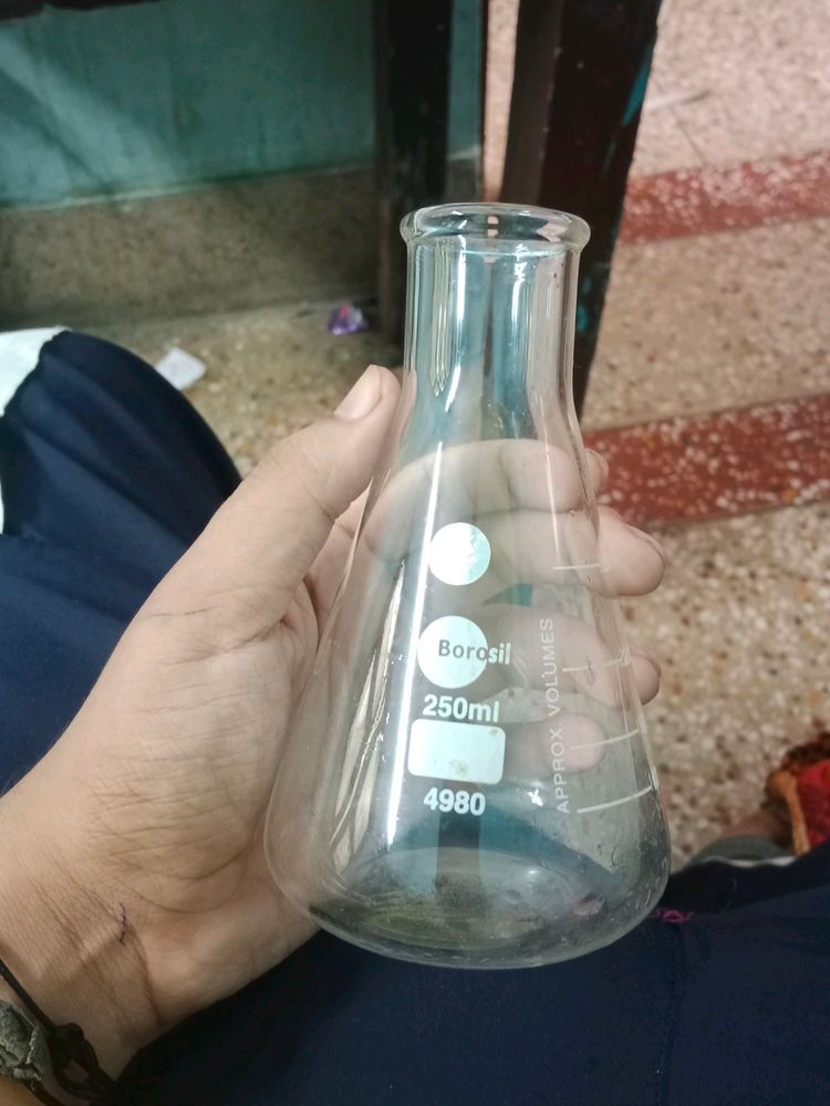 BOROSIL 250ML BEAKER CHEMISTRY LAB