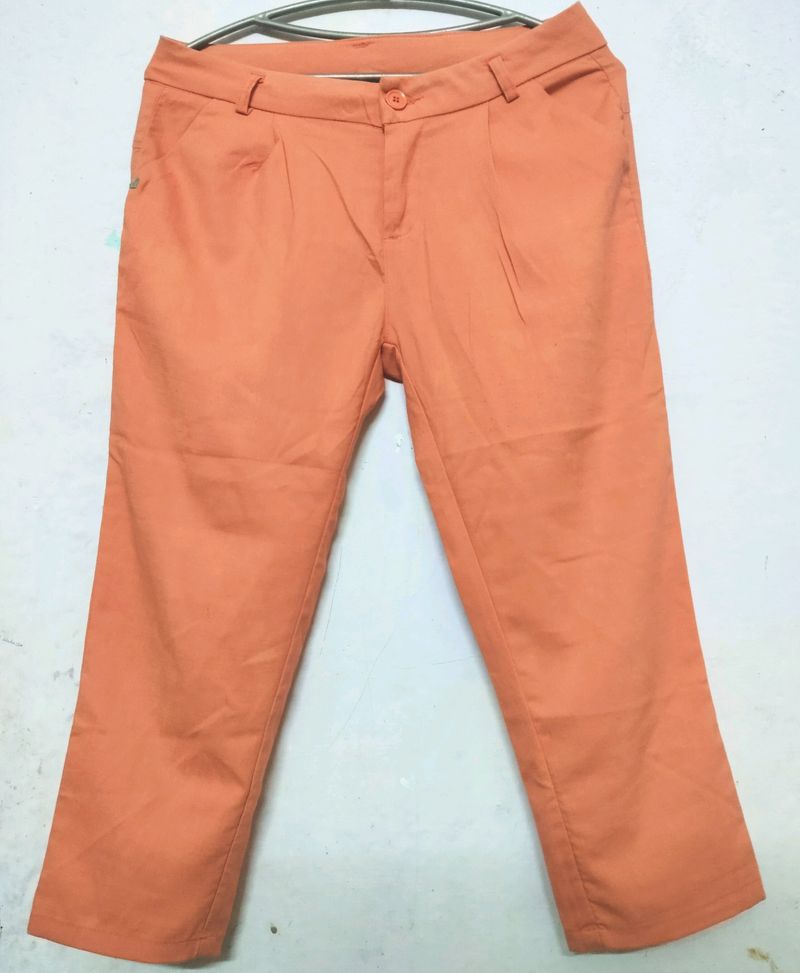 Coral Capris For Women