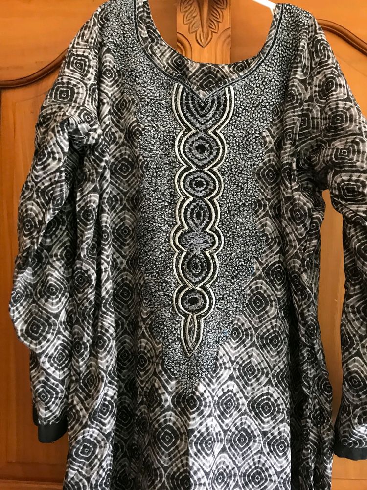 Black Kurta With Pant