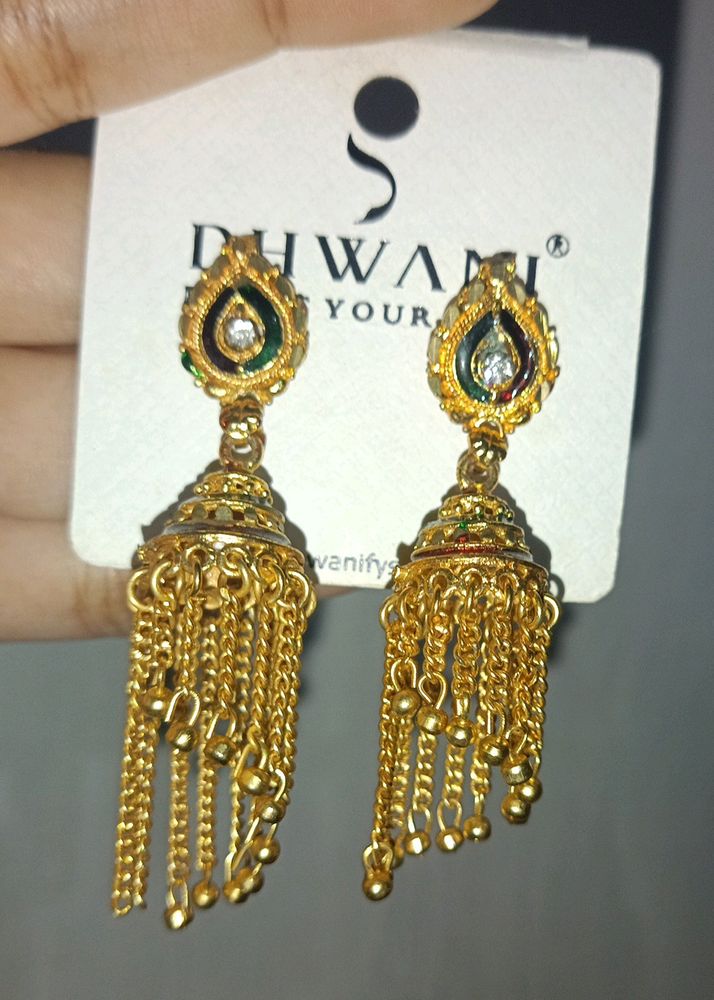 Golden Jhumka