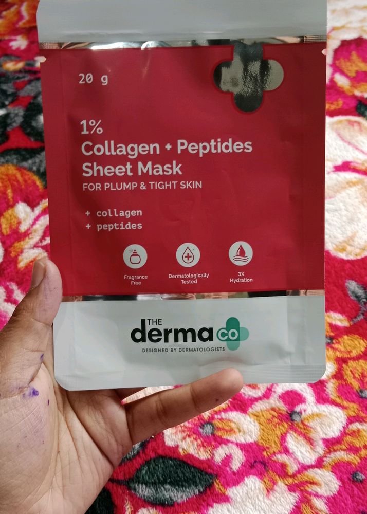 1% Collagen + Peptides Sheet Mask