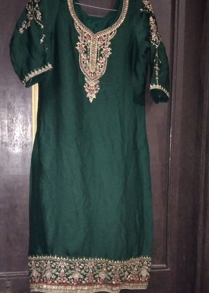 Green Kurti For Women