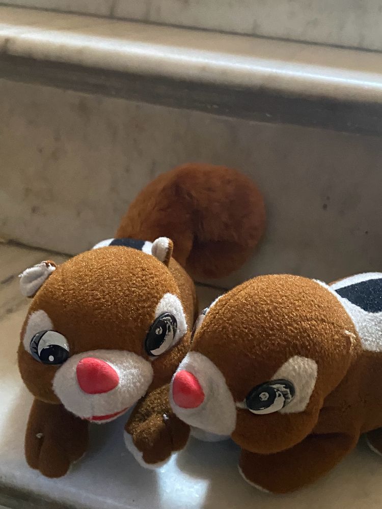 Soft Toy Squirrel Pair