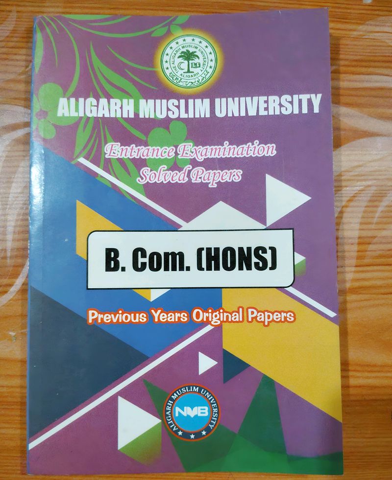 AMU BCOM Entrance Original Papers