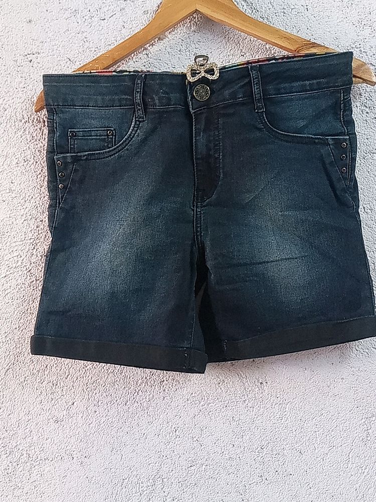 Recap Denim Shorts