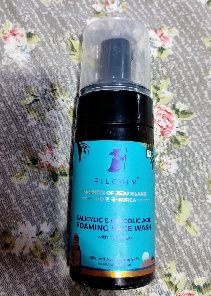 Pilgrim Salicylic Glycolic Acid Foaming Face Wash