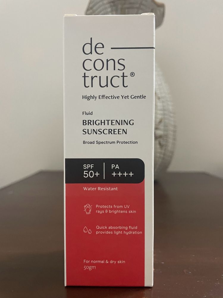 Deconstruct Brightening Sunscreen New