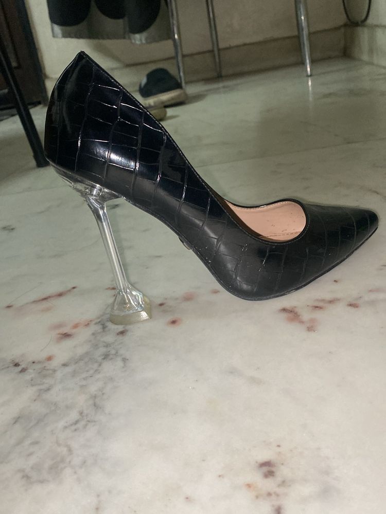 Black Heels Size 38