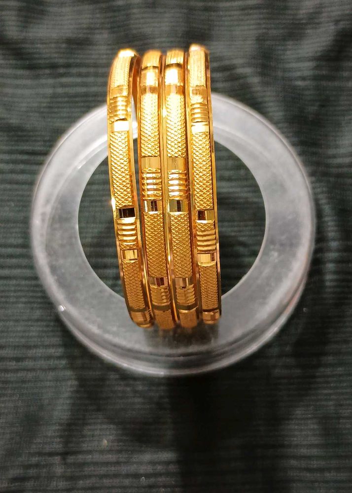 Bangles 4pcs Set Golden