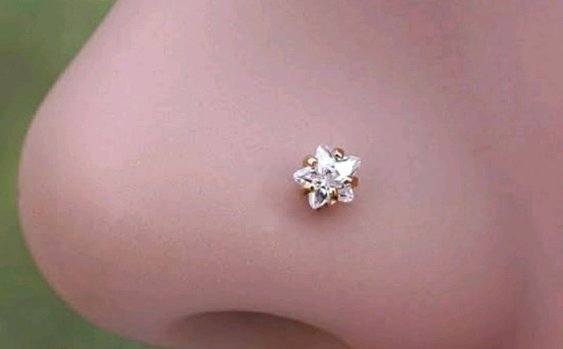 Original Diamond 💎Nose Pin Gold 22K 🤩🤩❣️