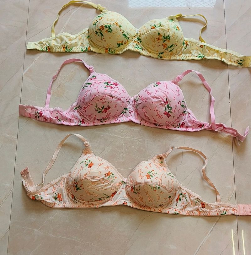 New Pack Of 3 Women Bra