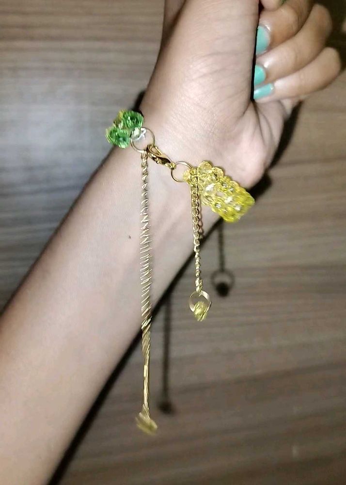 Yellow Charming Bracelet