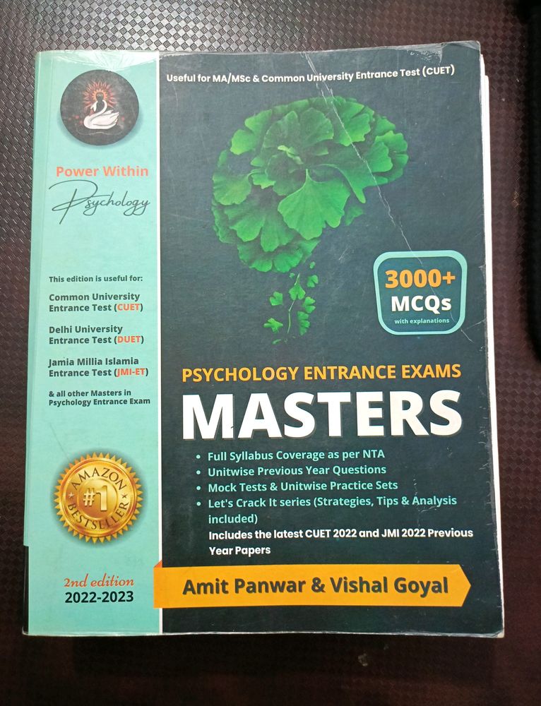 Master's Psychology CUET Preparation Book