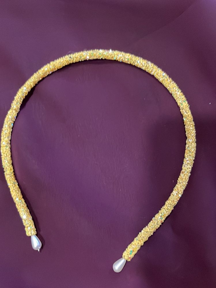 Yellow Hair Band Made For Sale Not Used