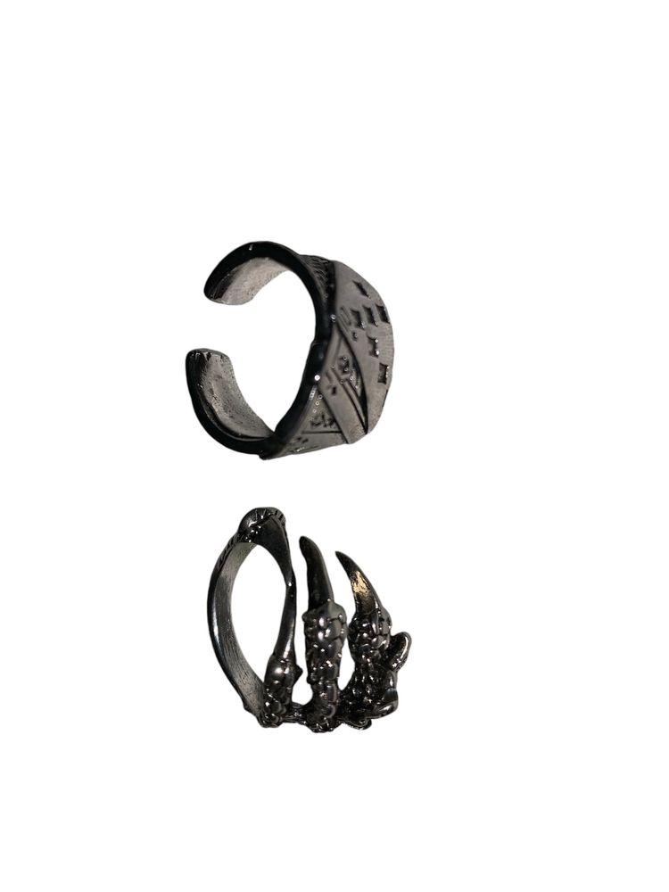 2 Gothic Rings For Sale