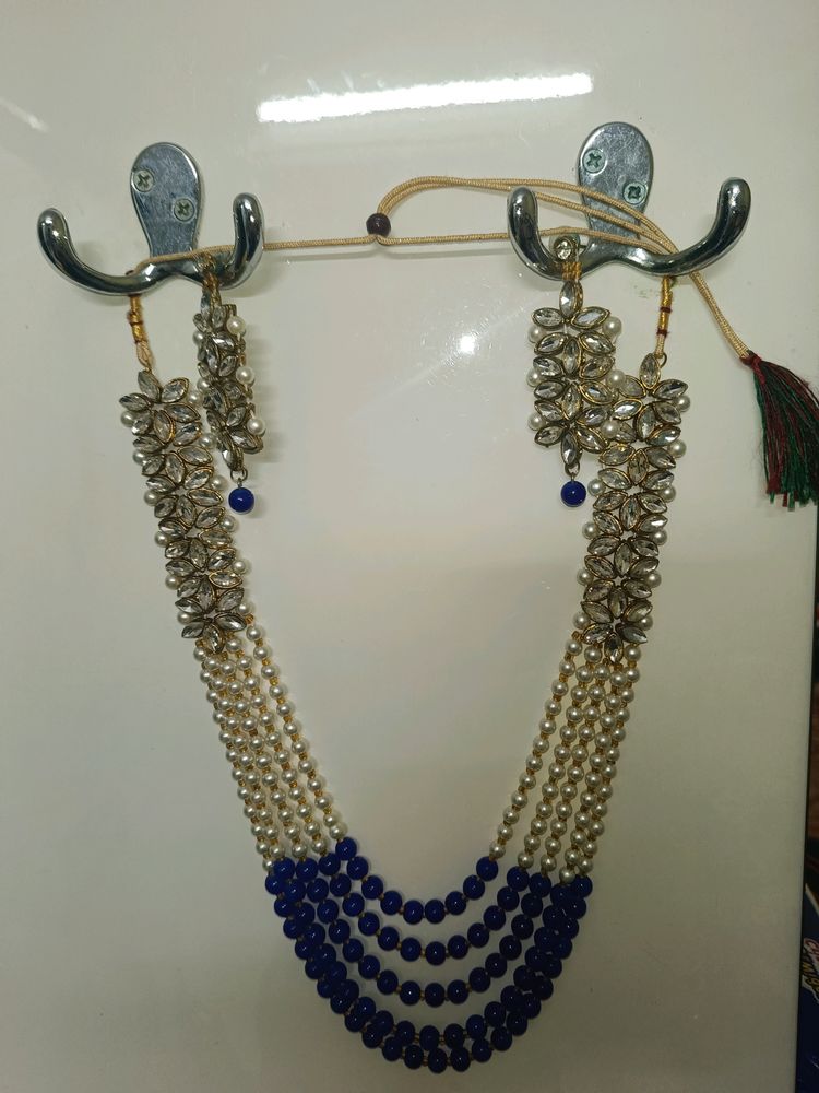 Long Necklace With Earrings