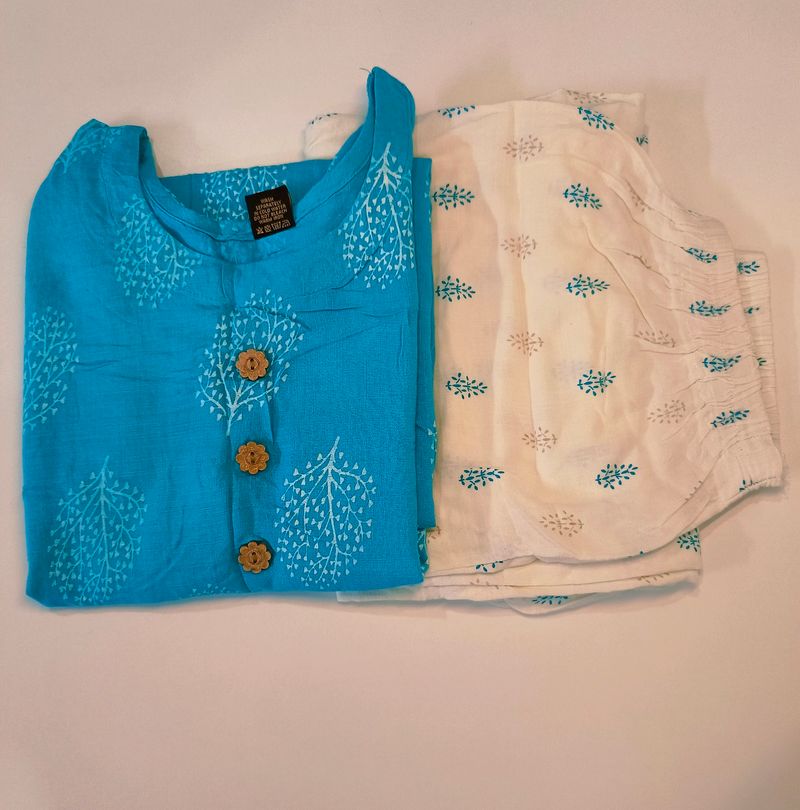 Sky Blue Kurta Set