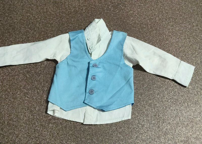 Boys Shirt With Waist Coat