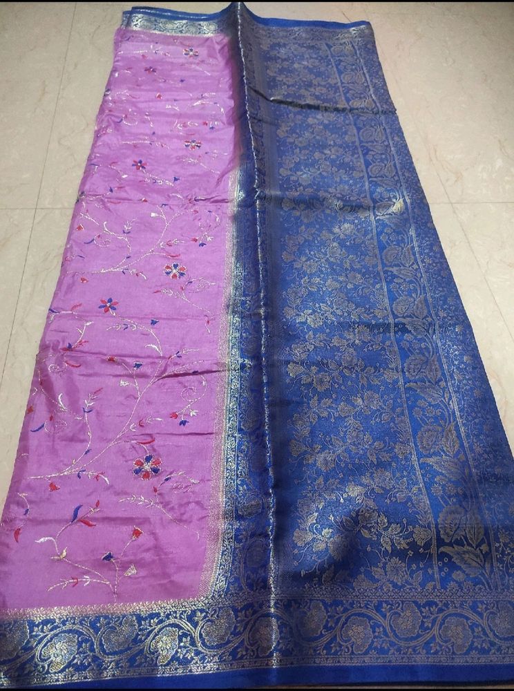 Pure Silk Embroidered Saree