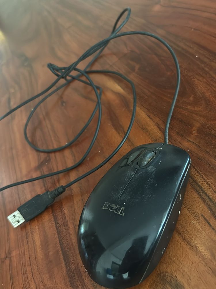 Dell Usb Wired Mouse 💯 Working Condition