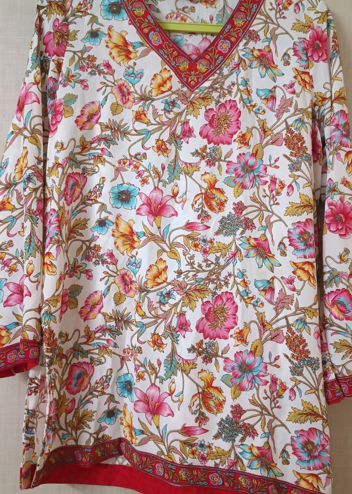 Biba Floral Kurti Top