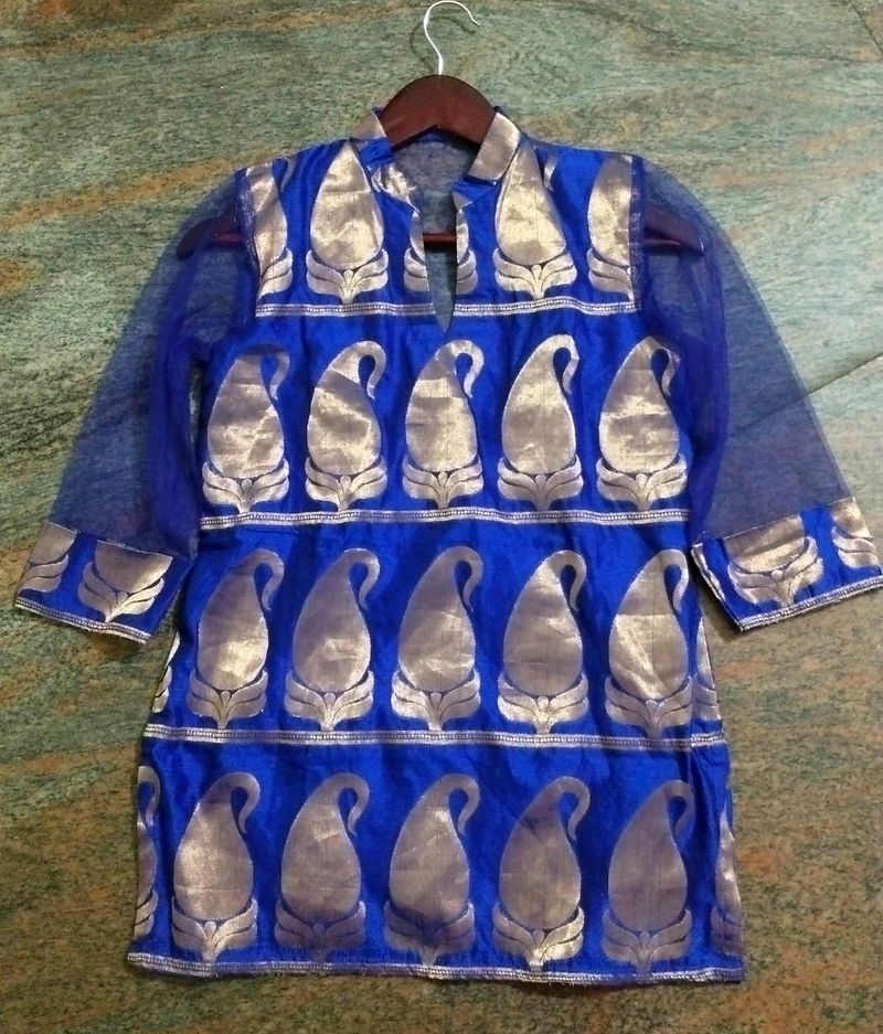 Blue Kurta For Womens