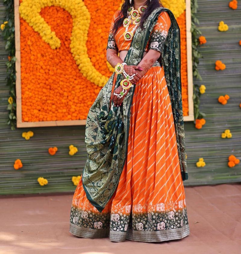 Lehenga Choli For Haldi