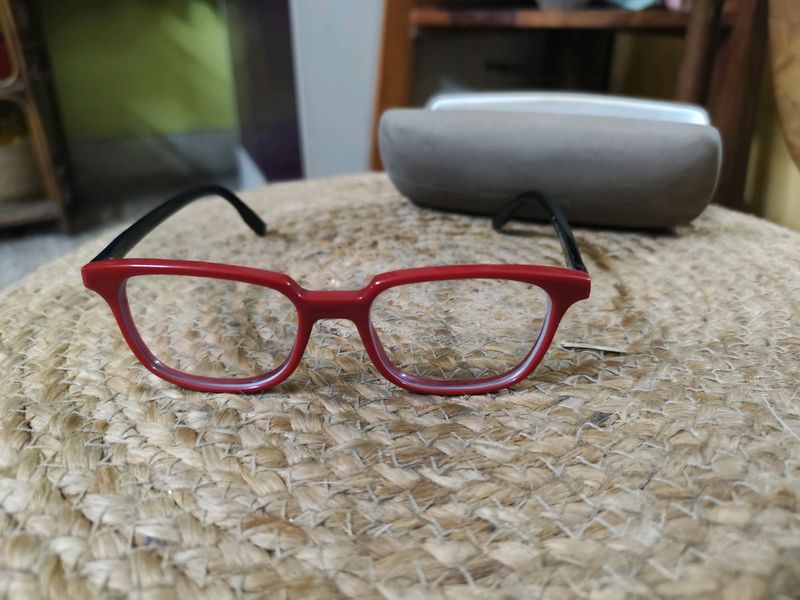 Vincent Chase Red Rectangle Eye Glasses