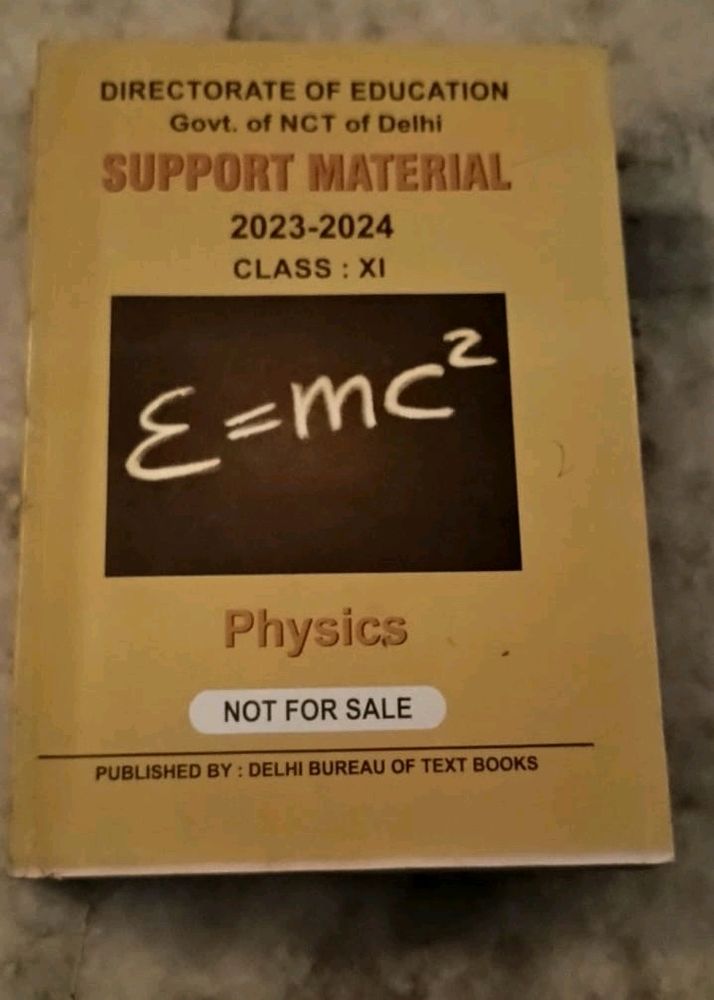 Support Book Of Physics Class 11th